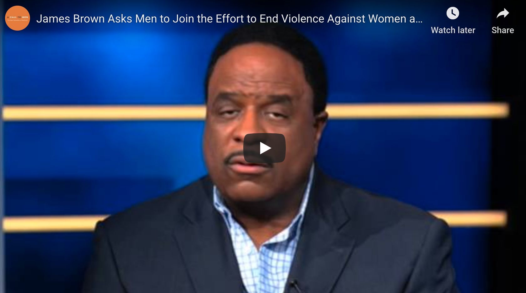 Video James Brown Asks Men to Join the Effort to End Violence Against